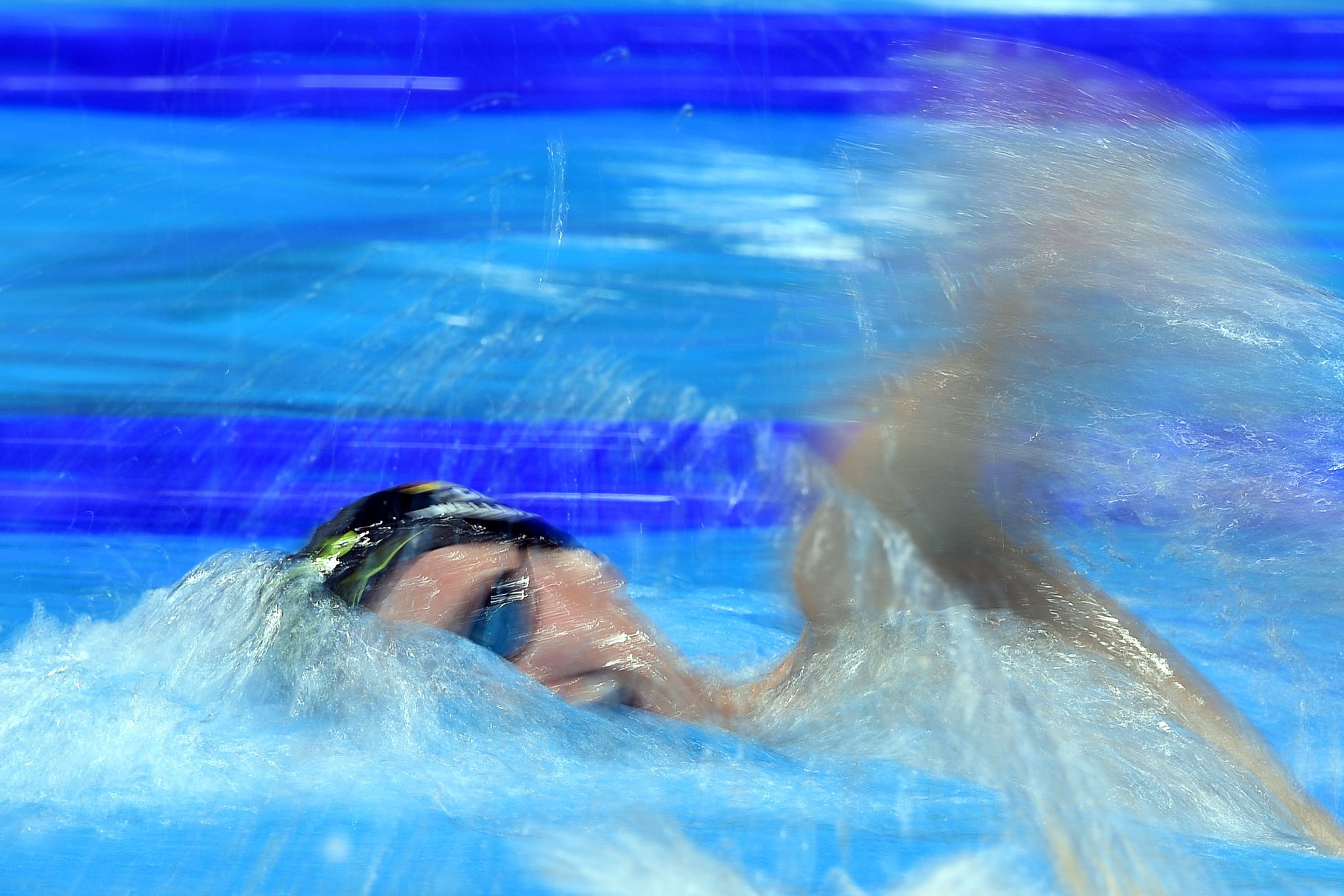 Schwimmt sich für das Weltcup-Finale warm: Florian Wellbrock.
