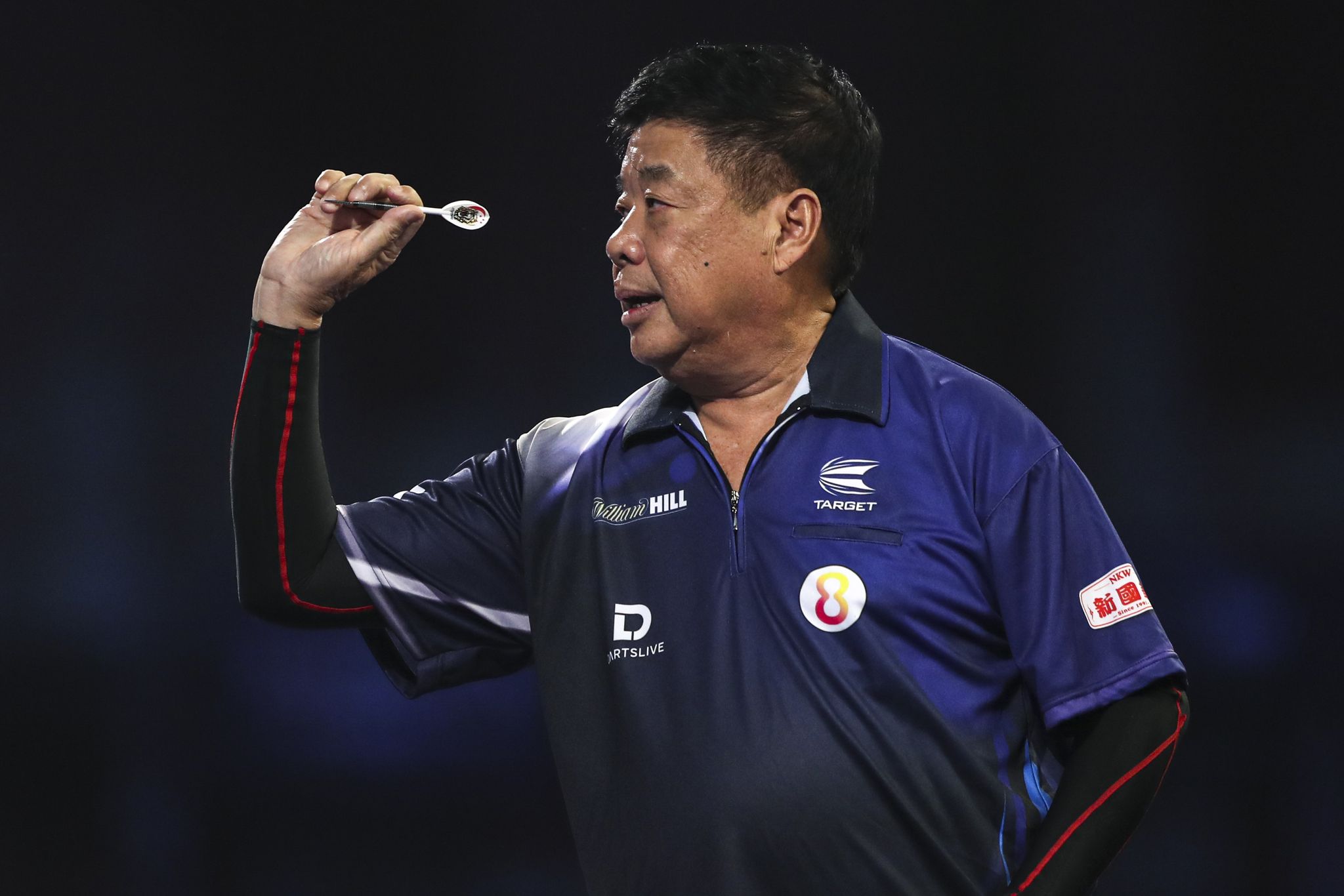 Paul Lim schied bei der Darts-WM aus.
