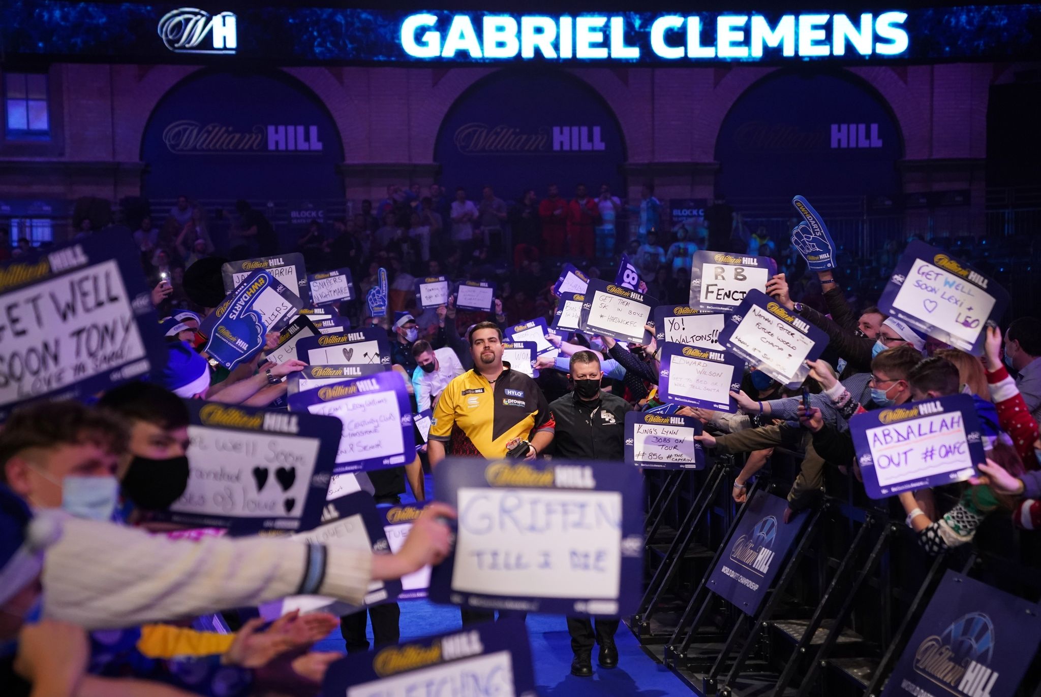 Für Gabriel Clemens ist die Darts-WM bereits beendet.