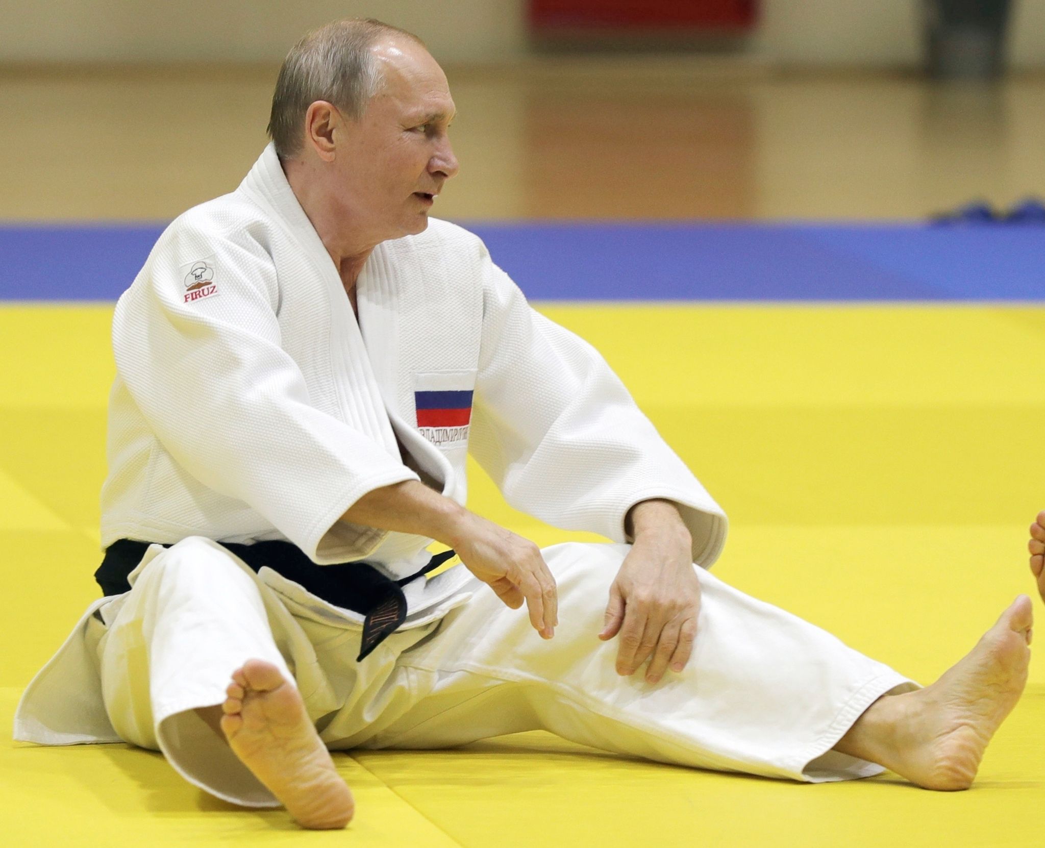 Der russische Präsident Wladimir Putin bei einem Judo-Training im Jahr 2019.