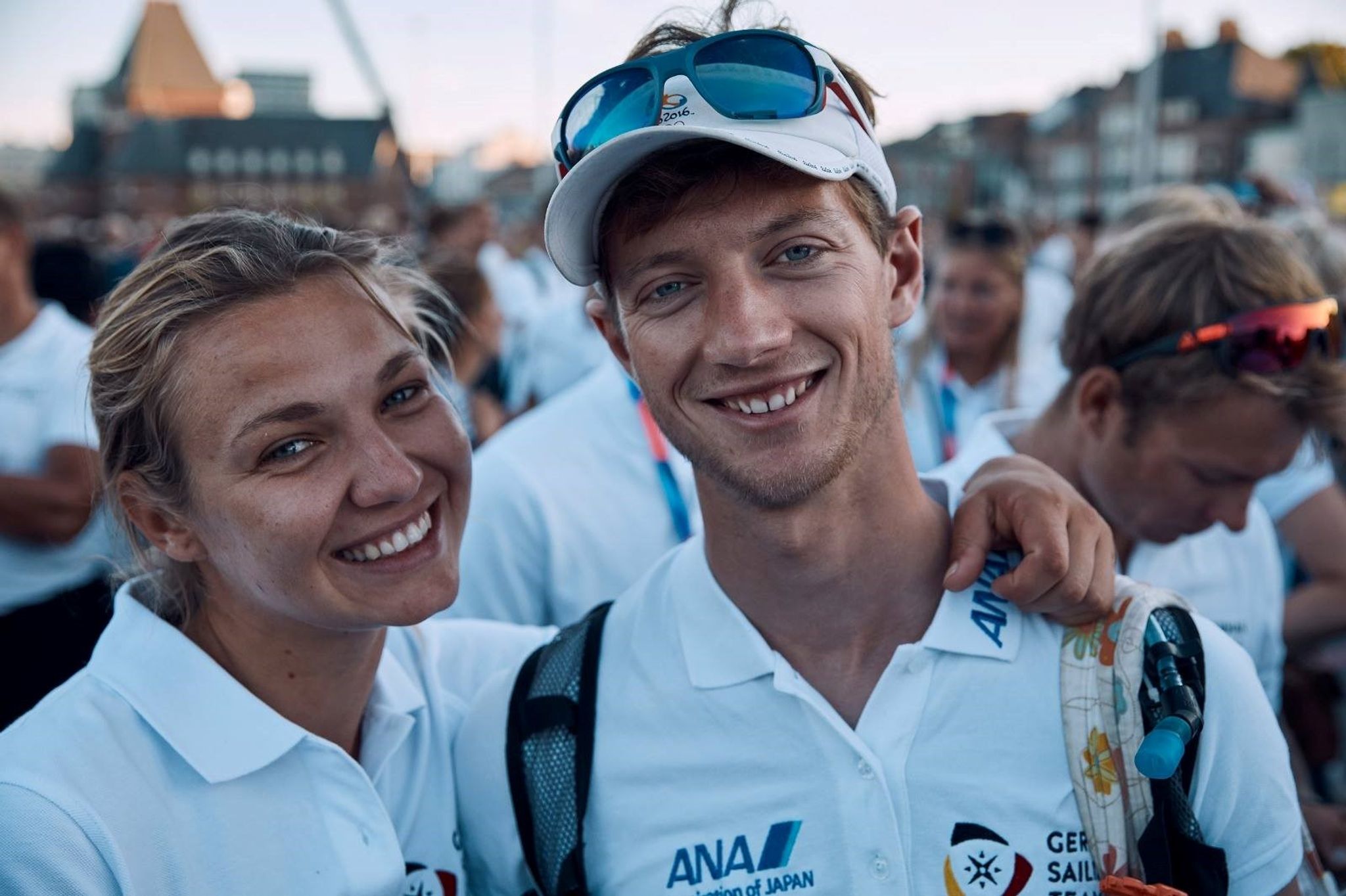 Anastasiya und Malte Winkel bei der WM 2018 in Aarhus.