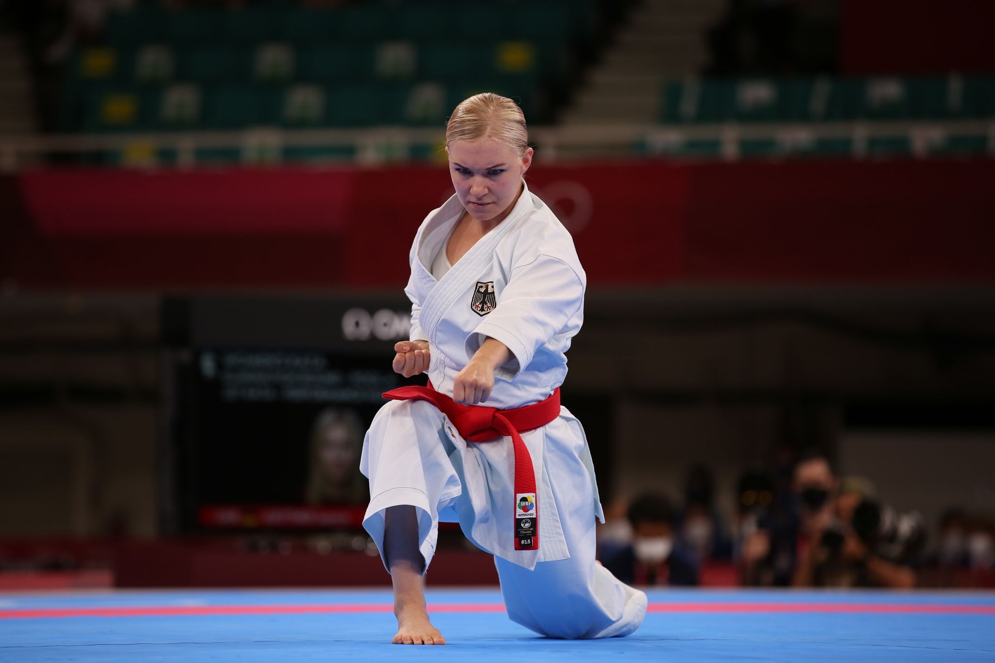 Holte bei der Karate-EM Bronze: Jasmin Jüttner.