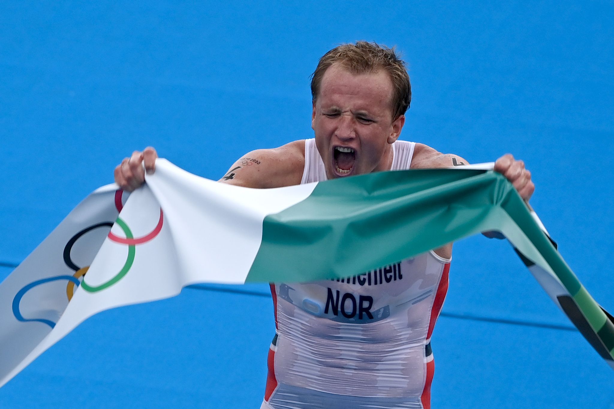 Kristian Blummenfelt aus Norwegen ist der aktuelle Top-Athlet der Triathlon-Szene.