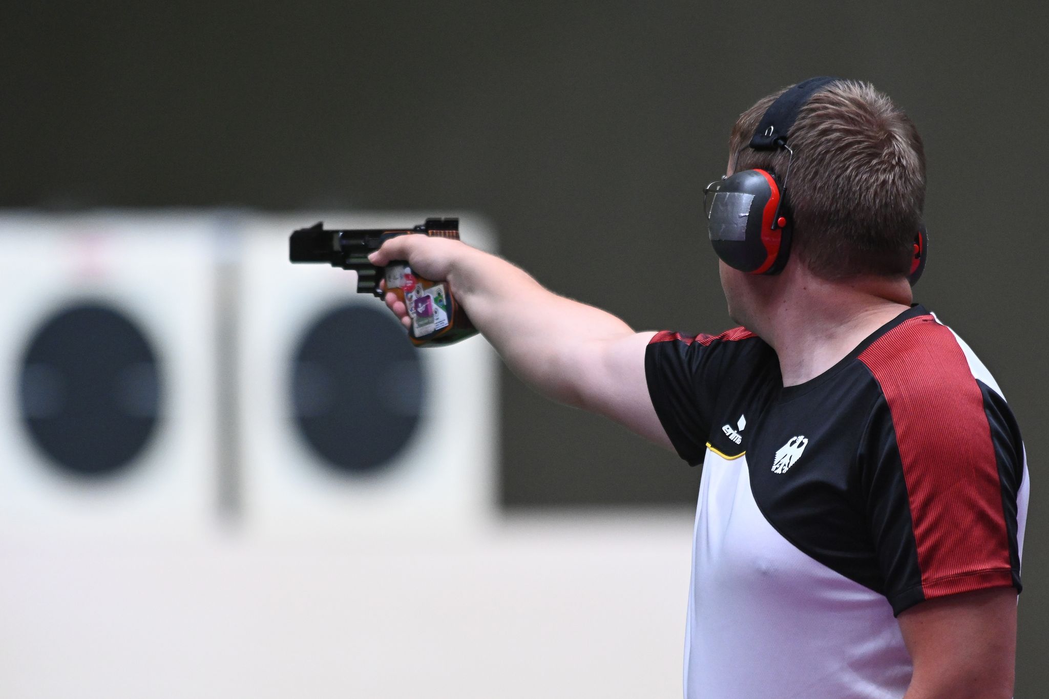 Wurde mit der Schnellfeuerpistole Zweiter beim Weltcup in Baku: Christian Reitz.