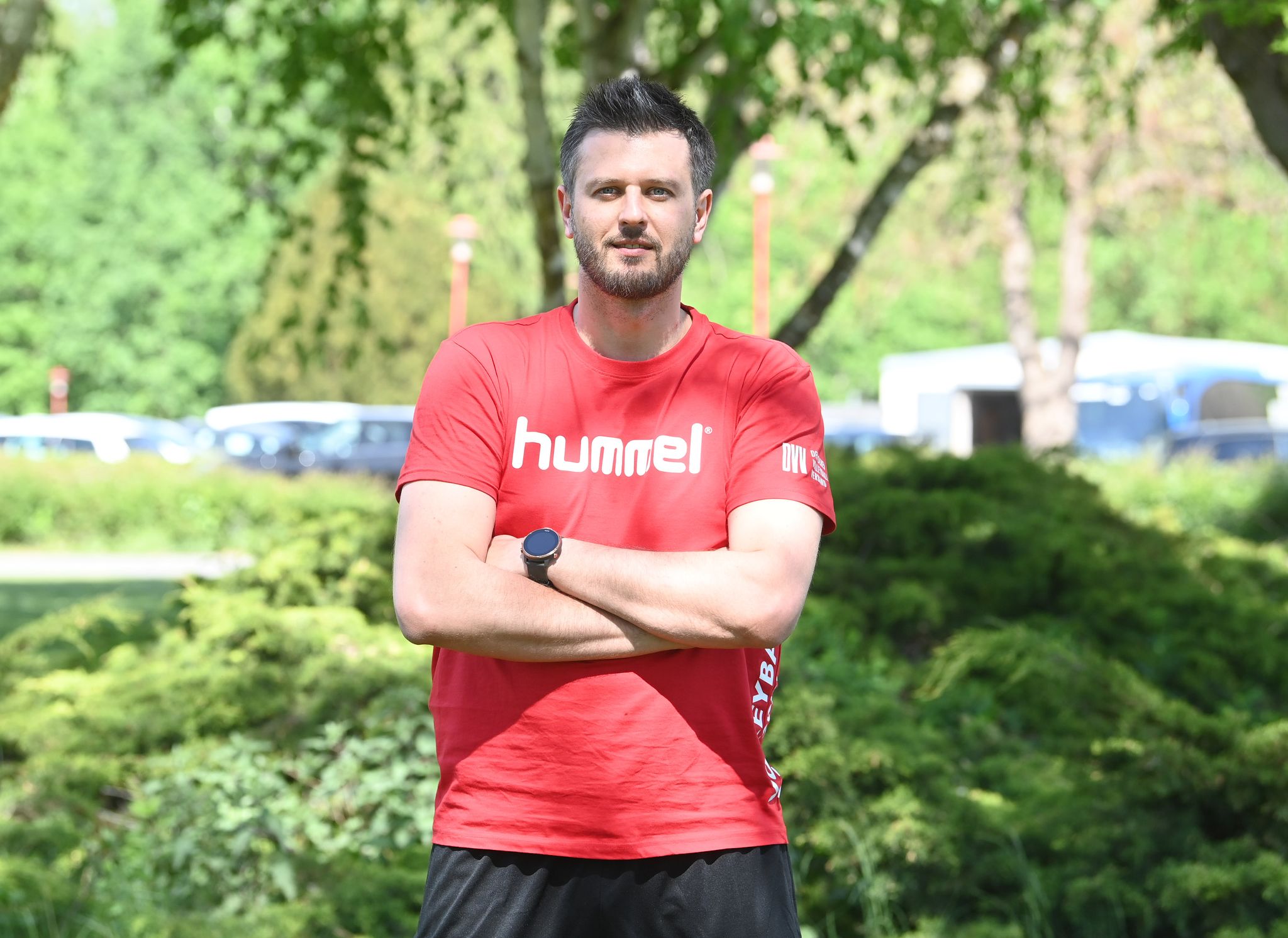 Der Bundestrainer der deutschen Volleyball-Herren: Michal Winiarski.