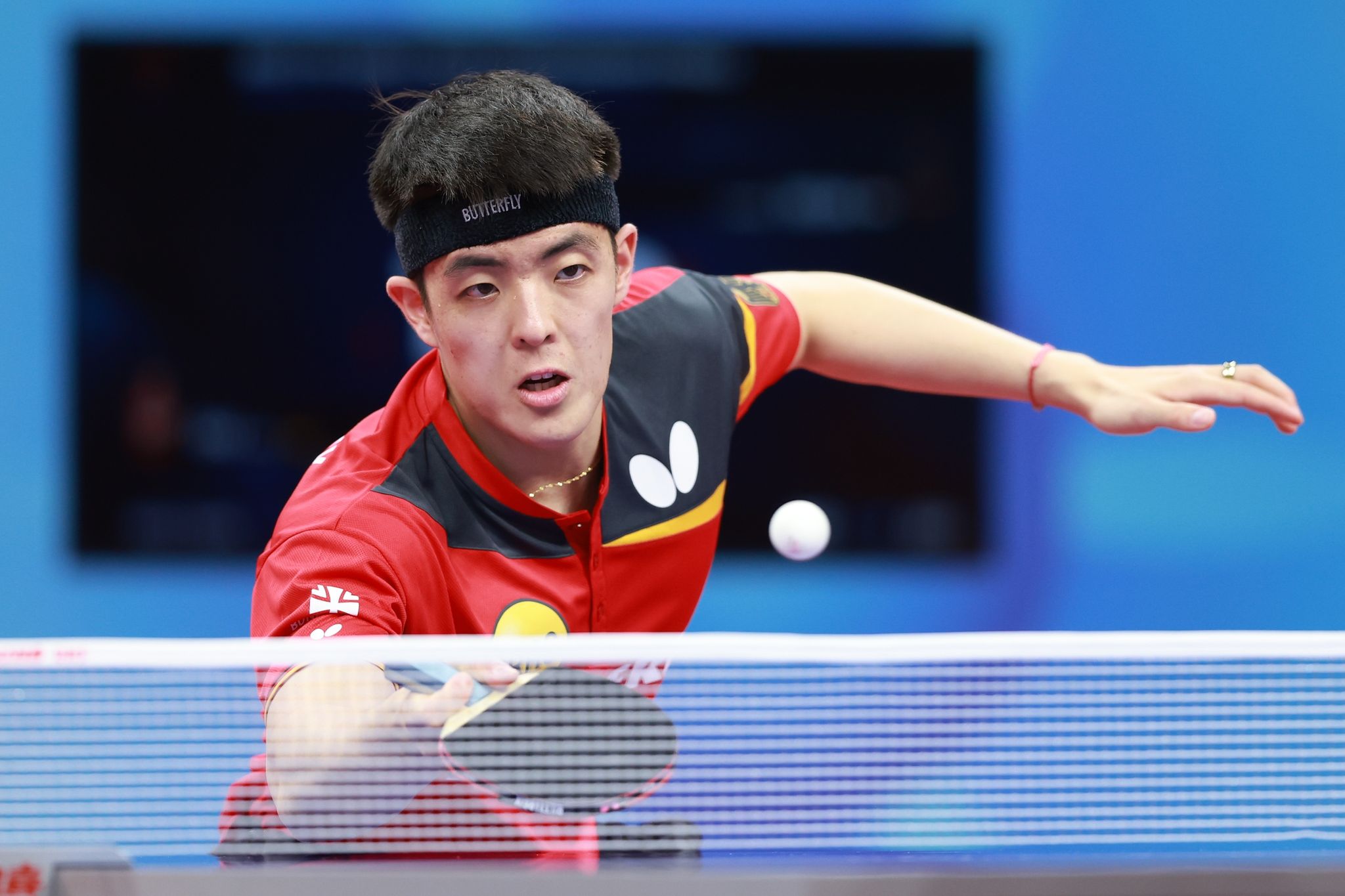 Einzel-Europameister Dang Qiu gewann in Chengdu seine beiden Spiele.