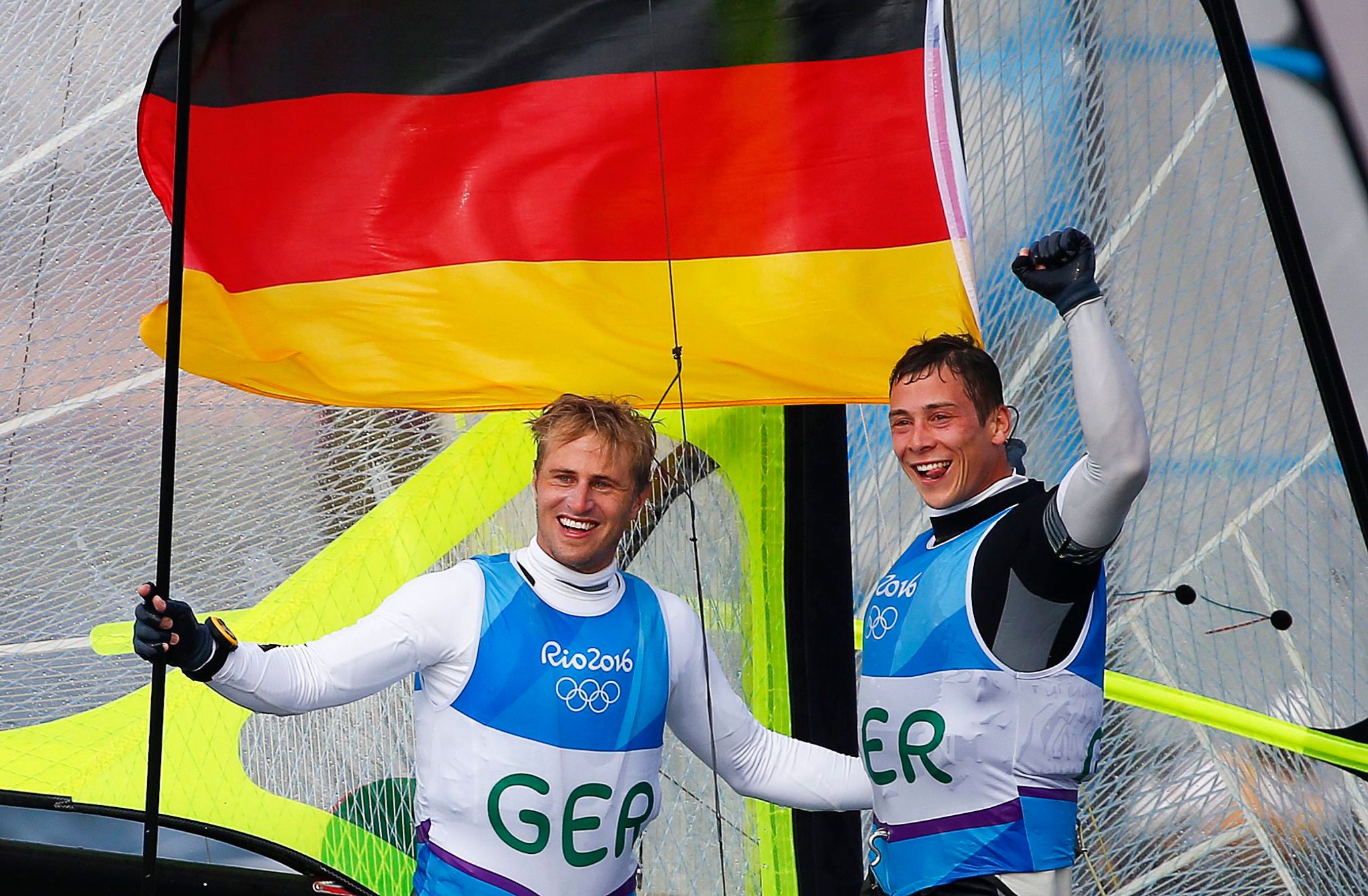 Die deutschen Segler Erik Heil (l) und Thomas Plößel haben ihren Rücktritt erklärt.