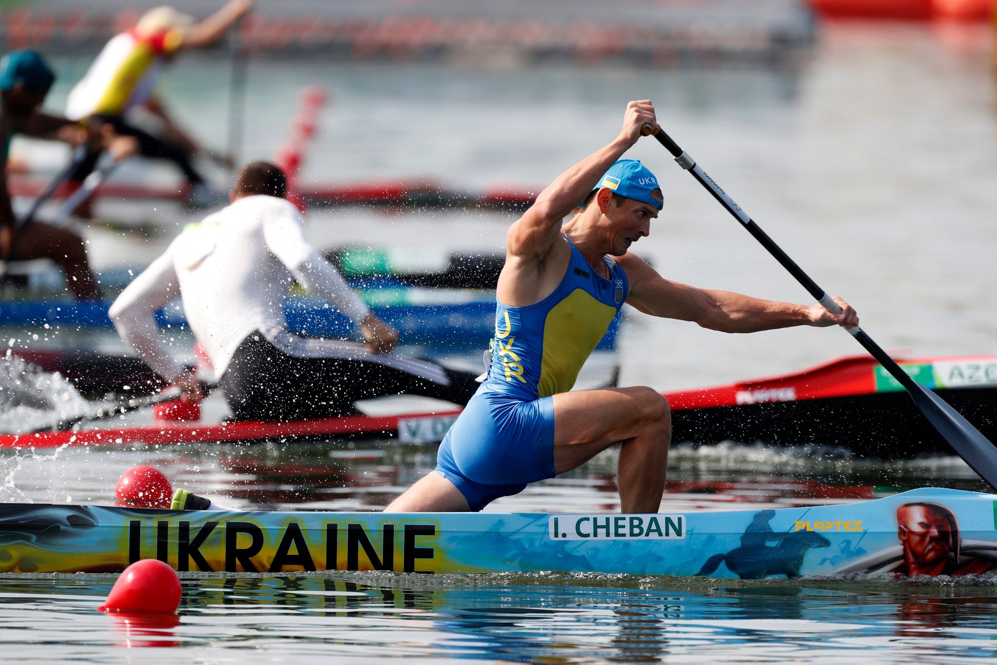 Juri Tscheban 2016 in Rio auf dem Weg zu Olympischem Gold.