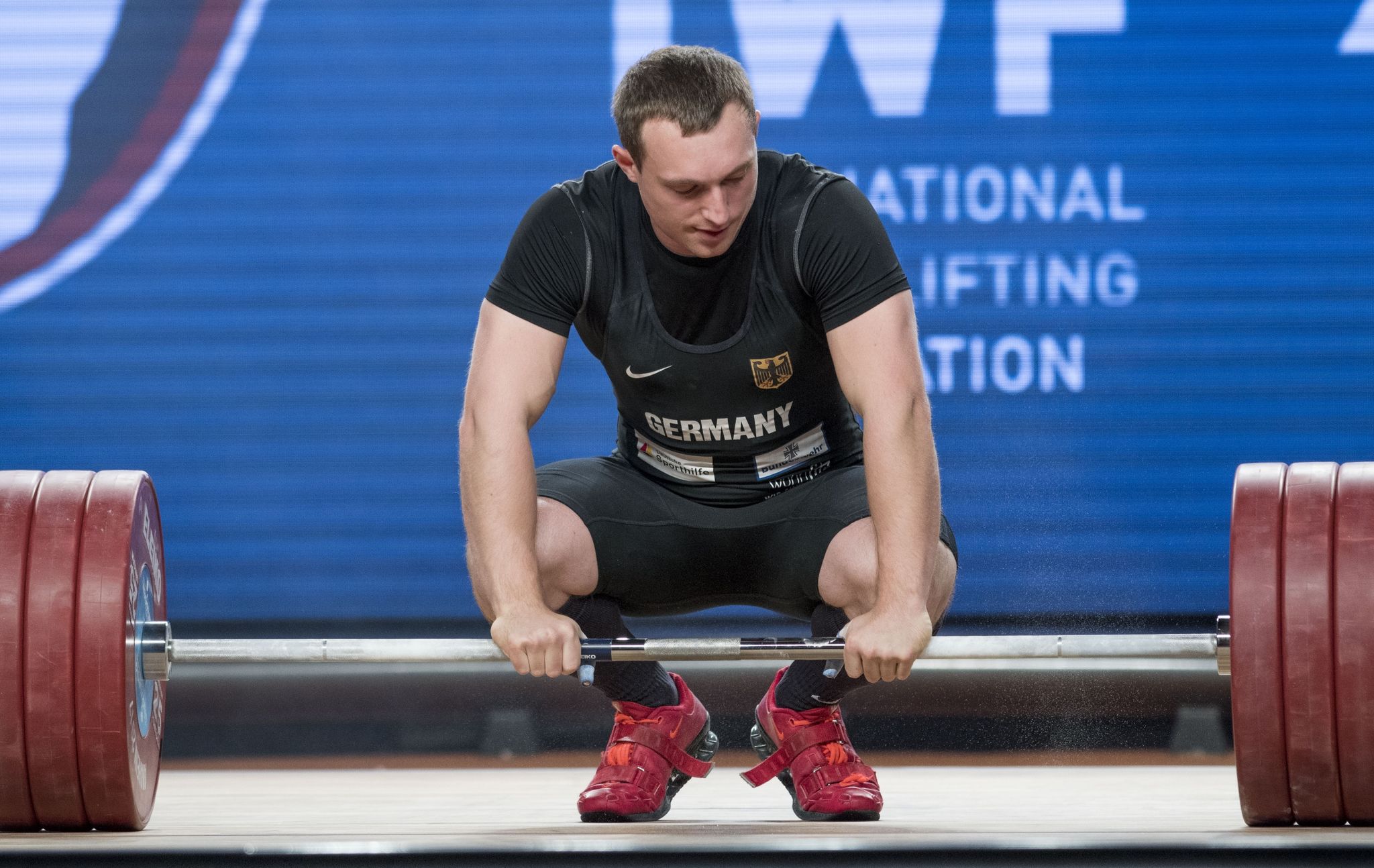 Gewichtheber Nico Müller tritt in der Klasse bis 89 Kilogramm an.