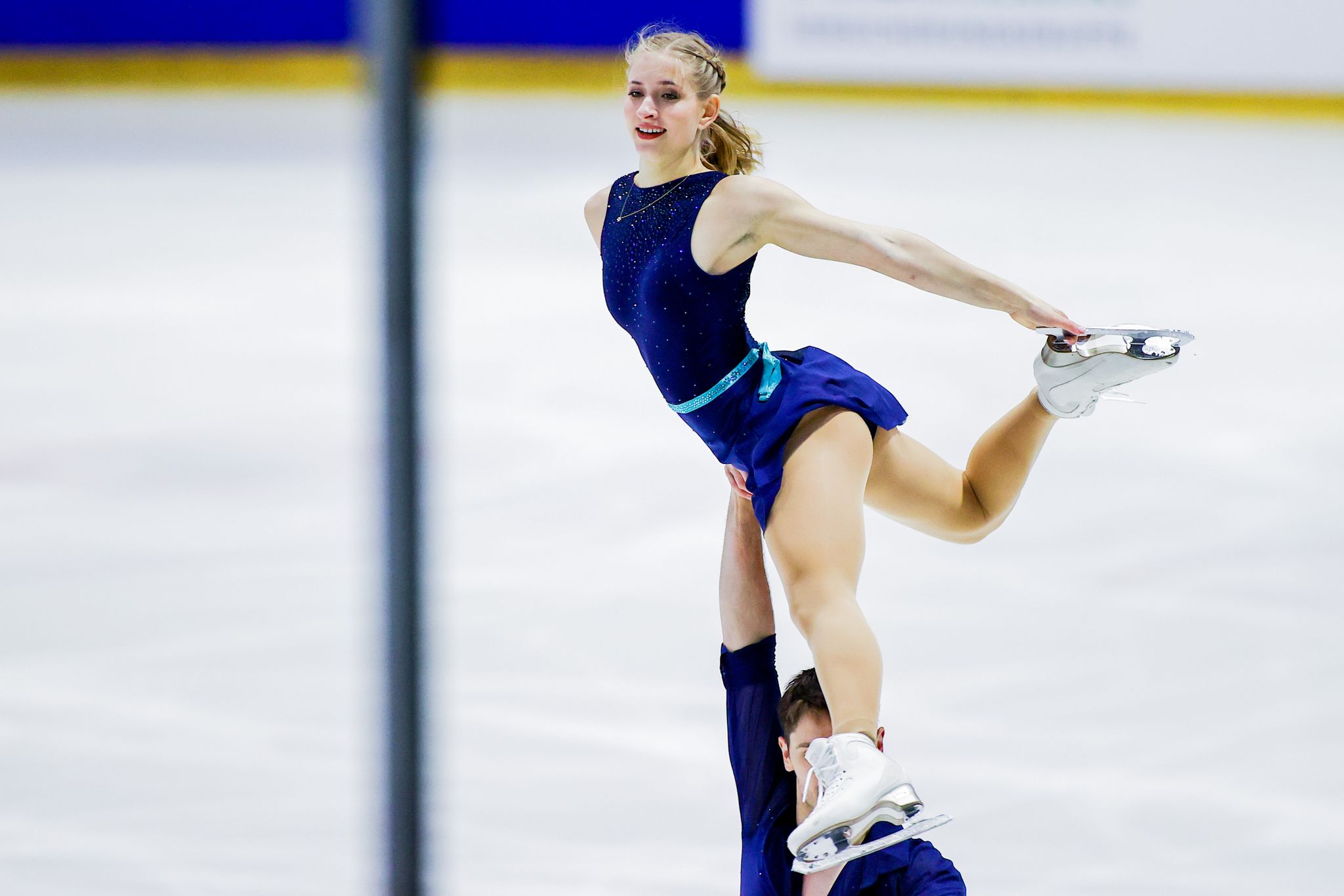 Will sich mit ihrem neuen Partner für die Olympischen Winterspiele 2026 qualifizieren: Minerva Hase.