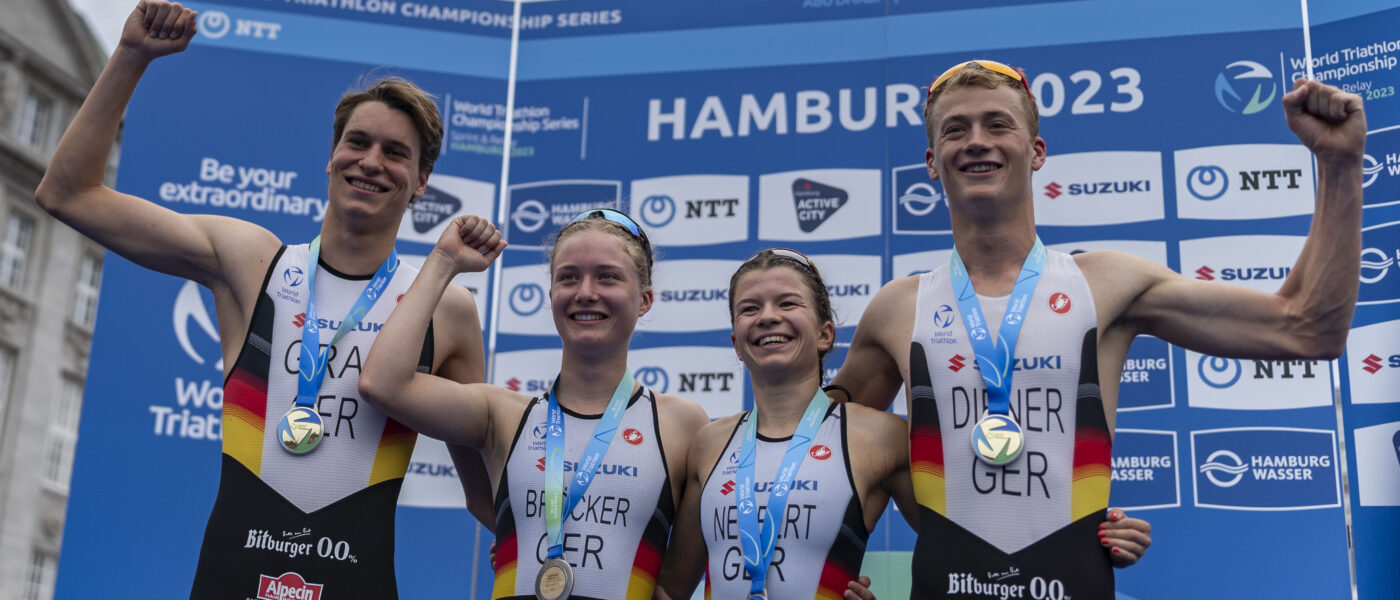 WM-Titel für U23-Junioren im Triathlon Mixed-Relay