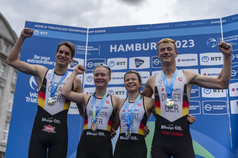 WM-Titel für U23-Junioren im Triathlon Mixed-Relay