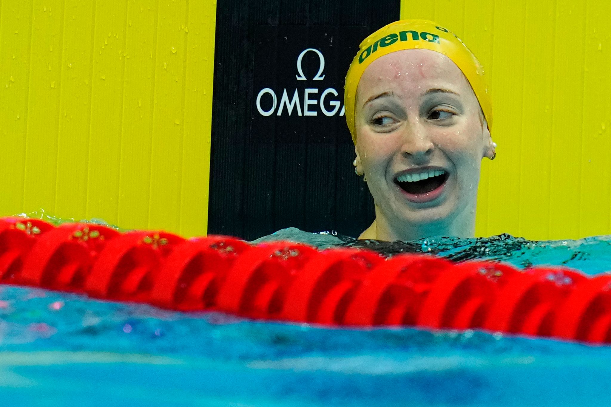 Die Australierin Mollie O'Callaghan stellte einen Weltrekord auf.