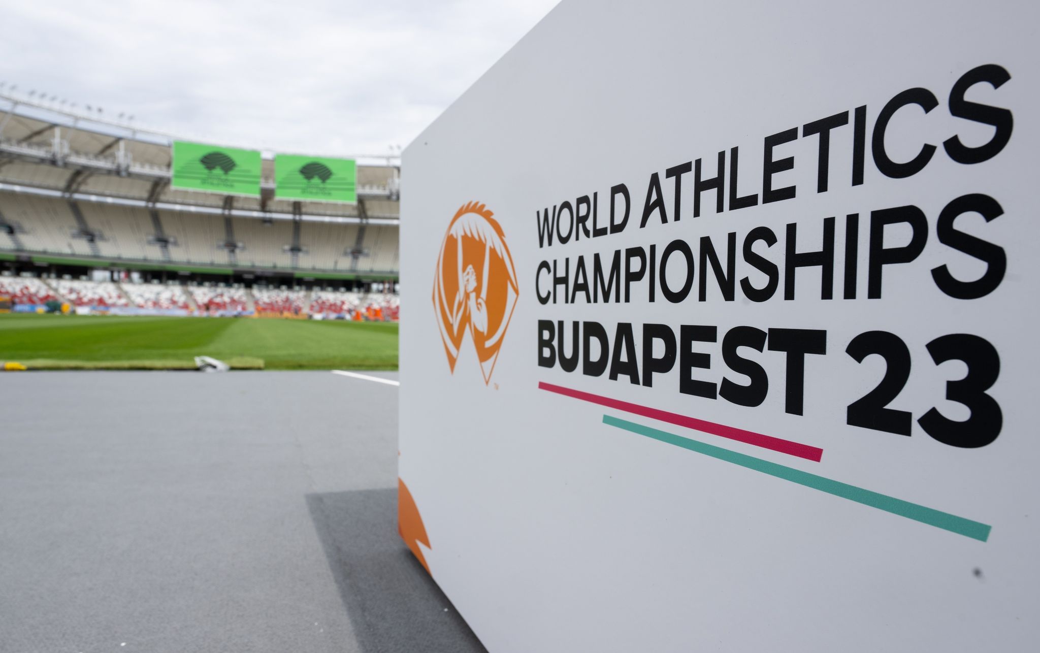 Die Leichtathletik-WM findet in Budapest statt.