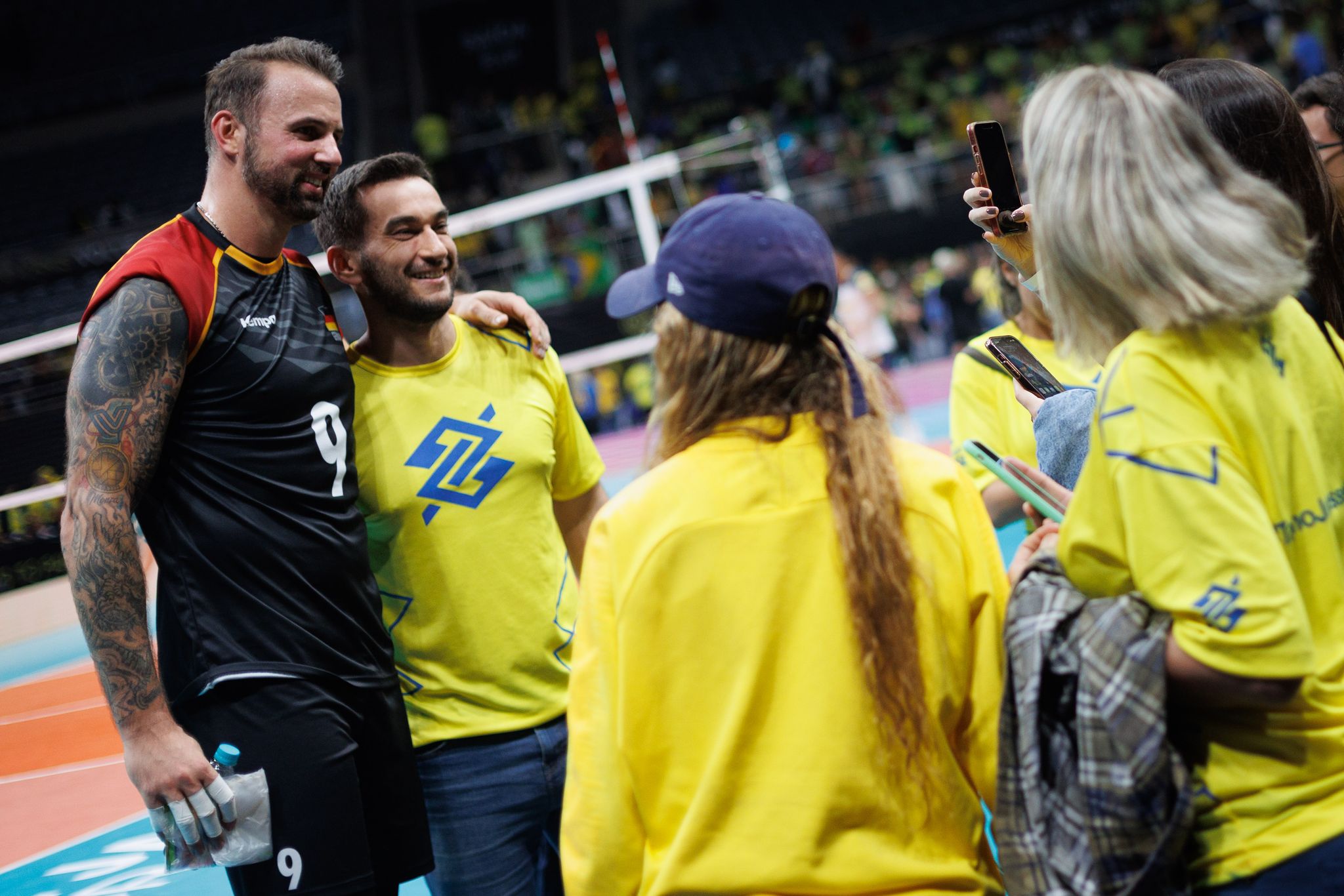 Deutschlands Georg Grozer ist auch bei den brasilianischen Fans beliebt.