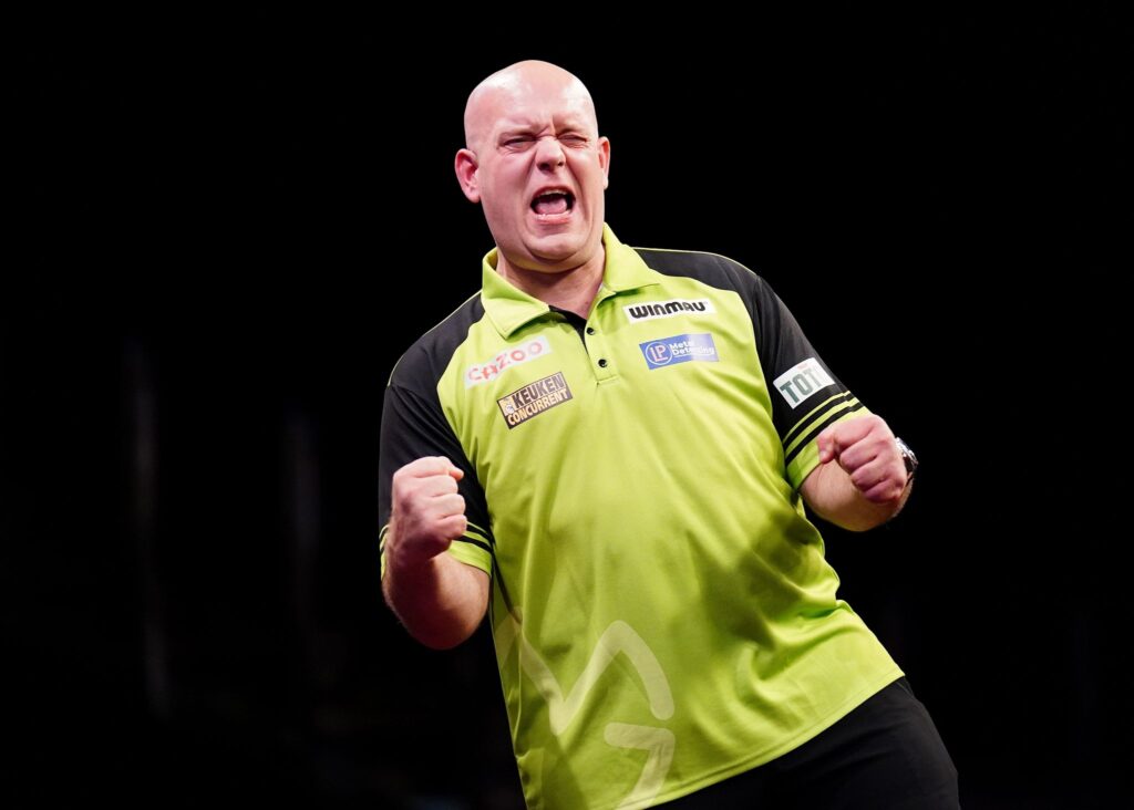 Steht bei der Darts-WM in London in der dritten Runde: Michael van Gerwen.