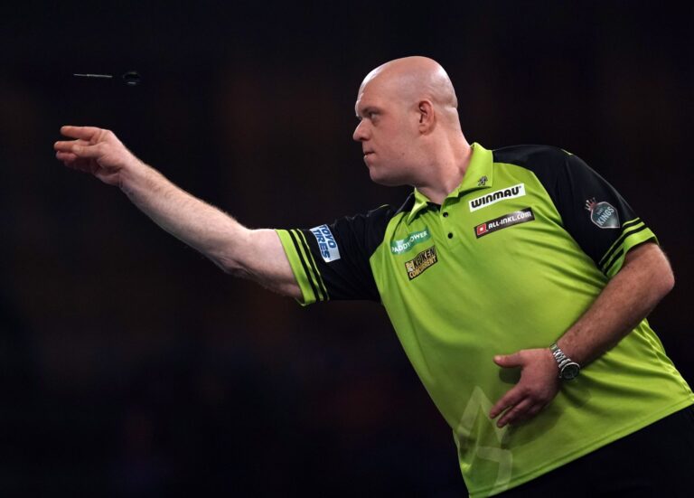 Kann sich Darts bei Olympia vorstellen: Michael van Gerwen.