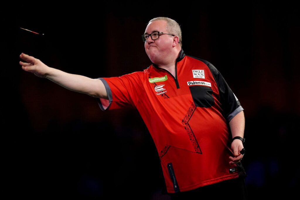 Stephen Bunting in Aktion.