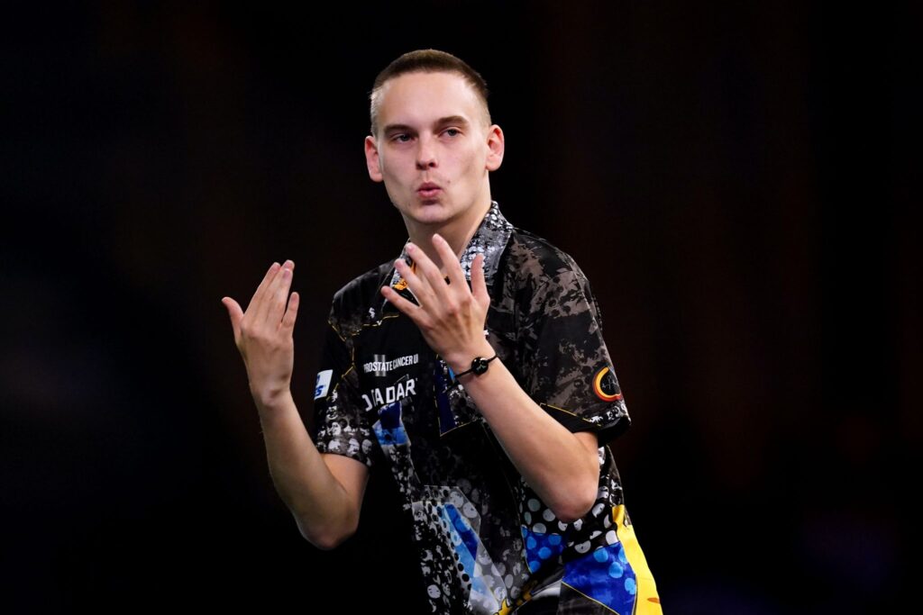 Ricardo Pietreczko trifft bei der Darts-WM auf Topfavorit Luke Humphries.