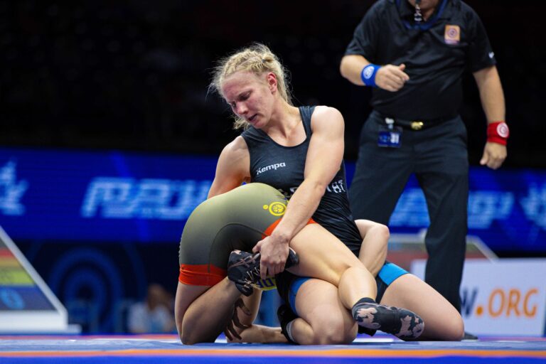 Ringerin Luisa Niemesch ist bereits für die Olympischen Spiele in Paris qualifiziert.