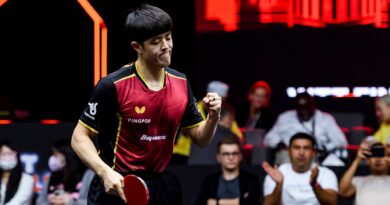 Dang Qiu hat beim Tischtennis-Turnier in Doha das Halbfinale erreicht.