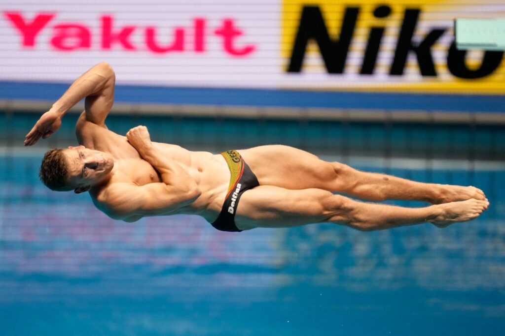 Wasserspringer Moritz Wesemann aus Deutschland ist in Doha ein Hoffnungsträger.