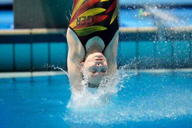 Jette Müller aus Deutschland hat sich in Doha für das Finale qualifiziert.