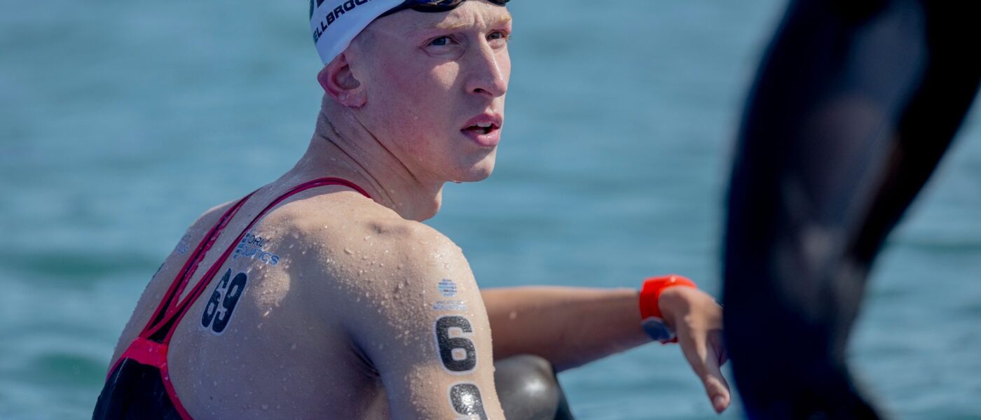 Florian Wellbrock schwamm im Freiwasser-Rennen über zehn Kilometer nur auf Rang 29.