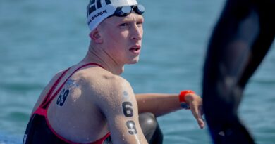 Florian Wellbrock schwamm im Freiwasser-Rennen über zehn Kilometer nur auf Rang 29.