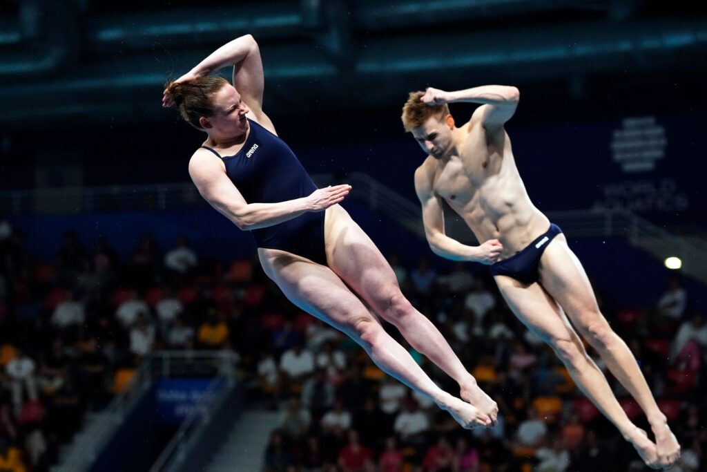 Belegten den neunten Platz im Mixed-Finale: Alexander Lube und Jana Lisa Rother.