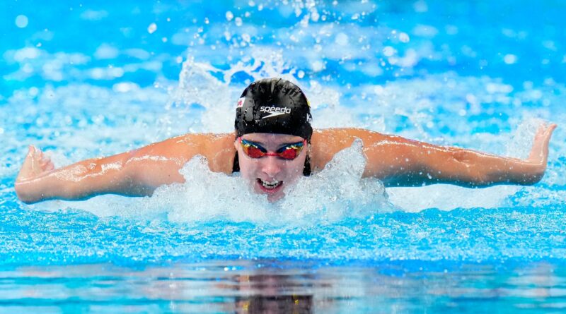 Steht über 100 Meter Schmetterling im Halbfinale der Schwimm-WM in Doha: Angelina Köhler.