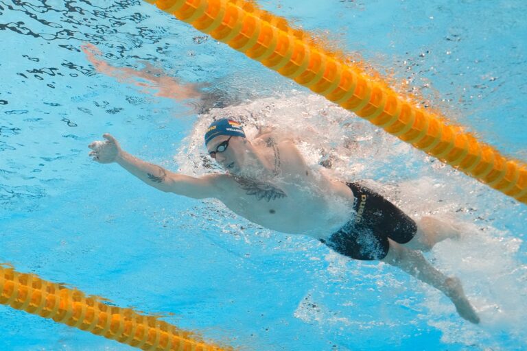 Steht im WM-Finale über 1500 Meter Freistil: 
Florian Wellbrock.