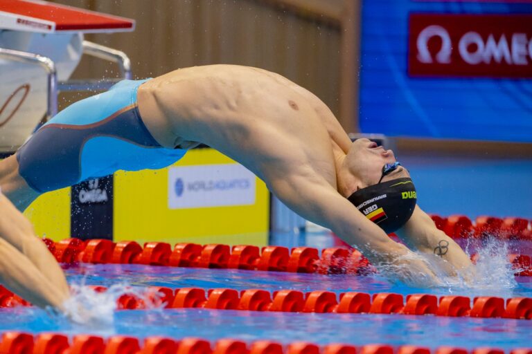 Ole Braunschweig wurde über 50 Meter Rücken WM-Fünfter.