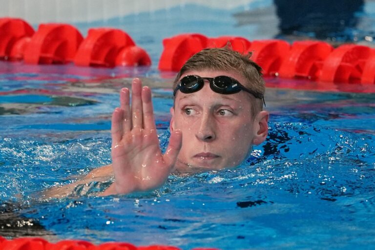 Gewann zum Abschluss der WM Silber über 1500 Meter Freistil: Florian Wellbrock.