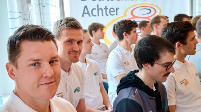 Die Crew des Deutschland-Achters wurde in Dortmund vorgestellt.