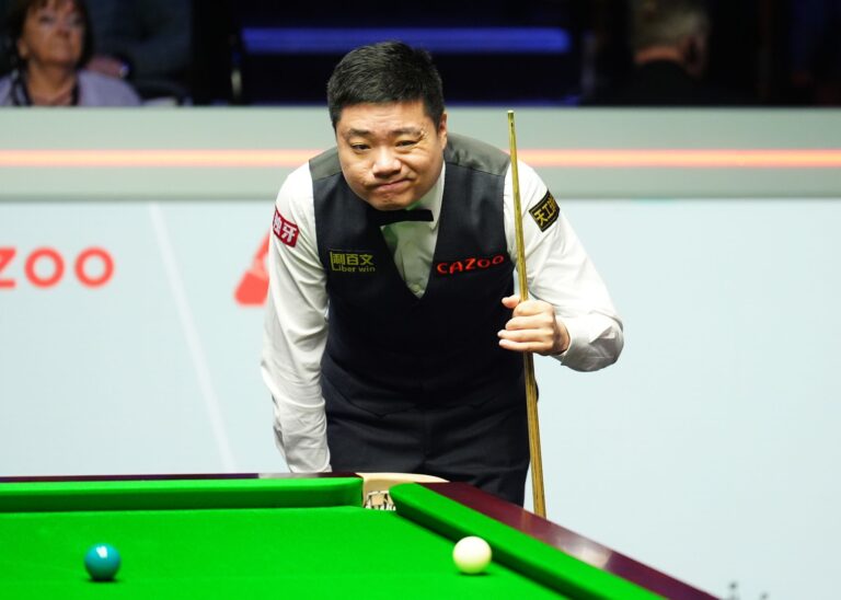 Auch Ding Junhui ist in der ersten Runde der Snooker-WM gescheitert.