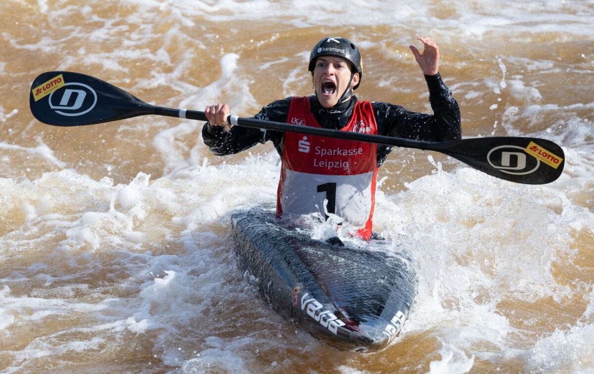 Holte das erste Ticket für die Kanuslalom-Wettbewerbe in Paris: Tokio-Olympiasiegerin Ricarda Funk.