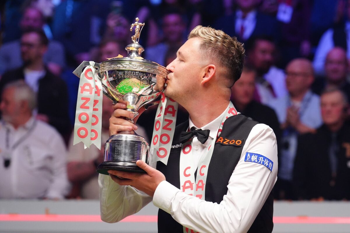 Eroberte in Sheffield den Snooker-Thron: Kyren Wilson.