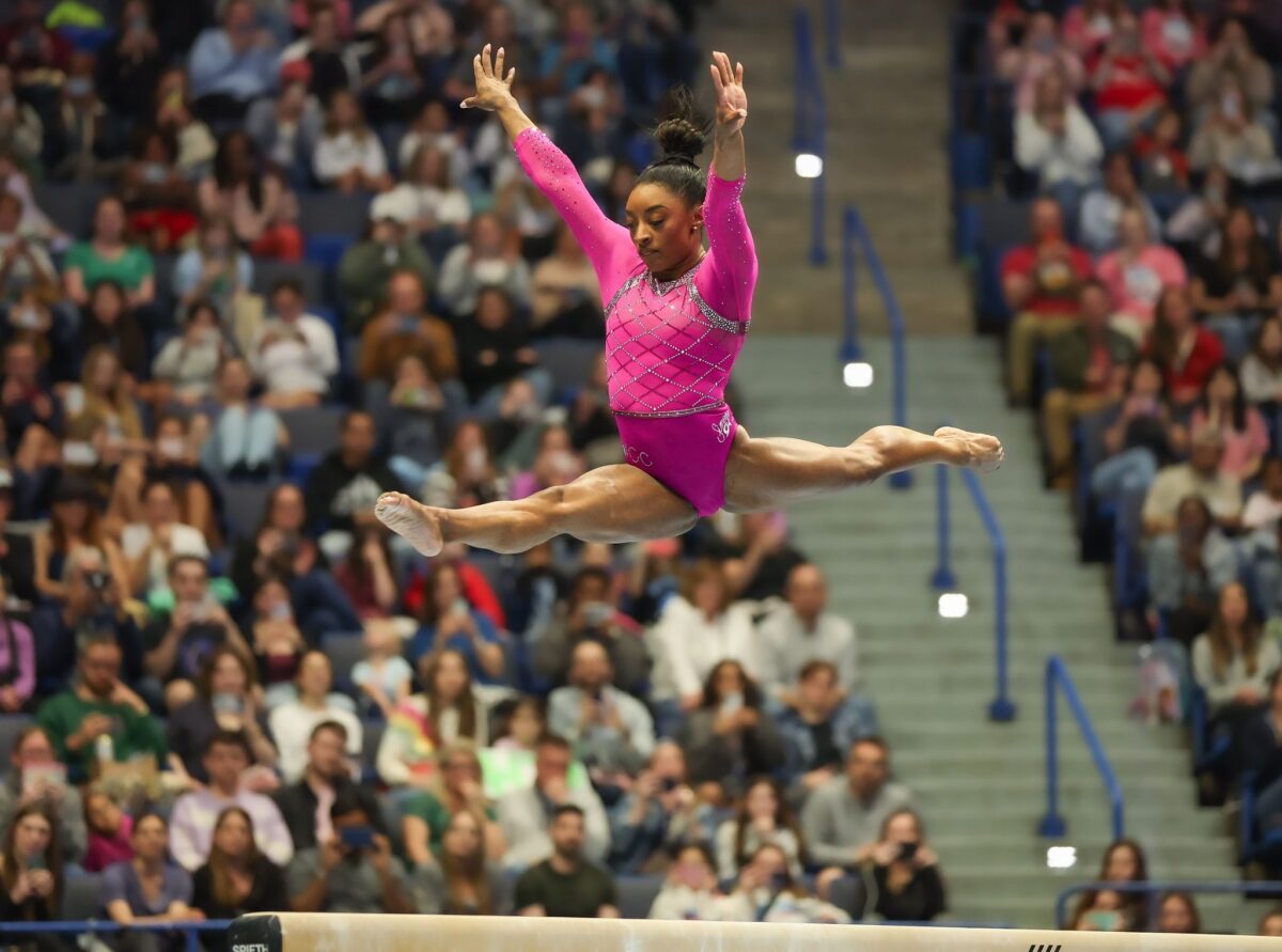 Sicherte sich bei den US Claccics mit 59,500 Punkten den Sieg: Simone Biles.