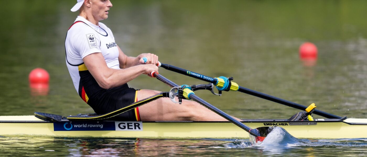 Steht beim Ruder-Weltcup in Luzern im Finale: Oliver Zeidler.