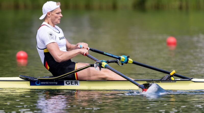 Steht beim Ruder-Weltcup in Luzern im Finale: Oliver Zeidler.