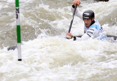 Aufrund von Strafsekunden verpasst Sideris Tasiadis das Podium in Augsburg.