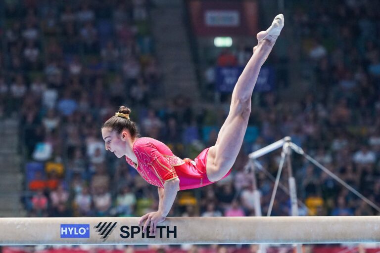 Helen Kevric (MTV Stuttgart) erturnte sich Gold beim Mehrkampf.