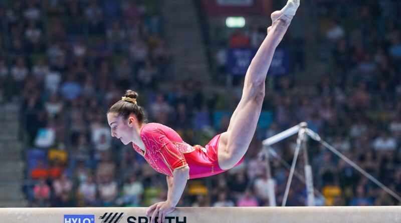 Helen Kevric (MTV Stuttgart) erturnte sich Gold beim Mehrkampf.