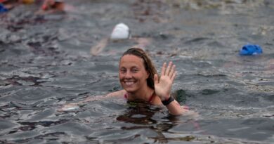 Leonie Beck siegte auch über die 10 Kilometer Freiwasserschwimmen.