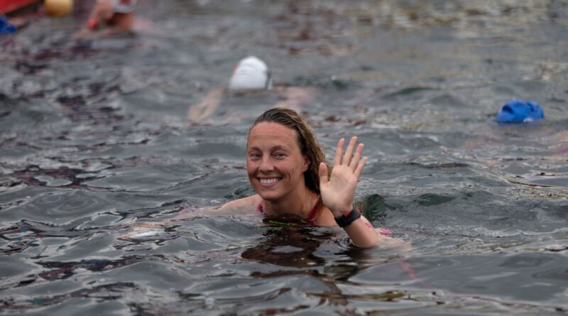 Leonie Beck siegte auch über die 10 Kilometer Freiwasserschwimmen.