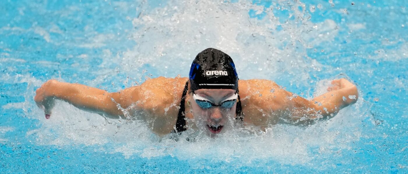 Gretchen Walsh hat den Weltrekord über 100 Meter Schmetterling verbessert.