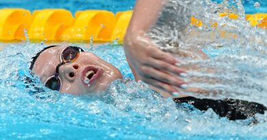 Celine Rieder gewann EM-Silber über 1500 Meter Freistil.