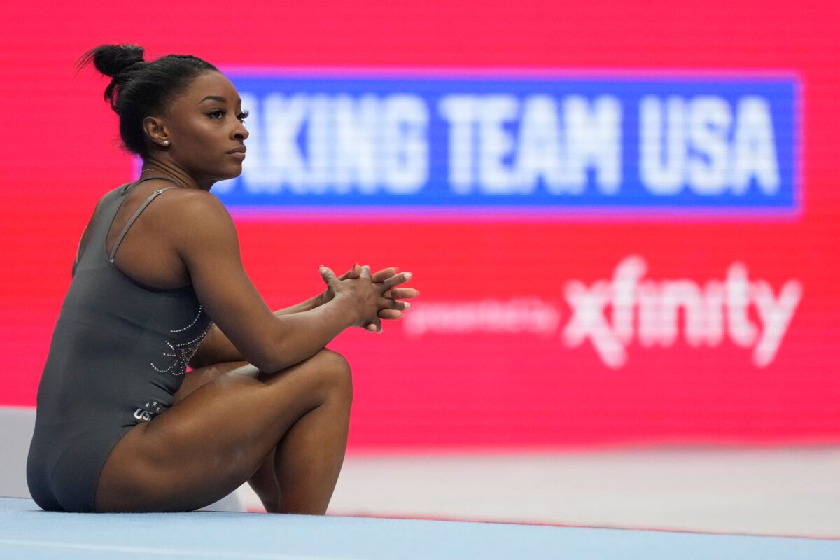 Kam beim Mehrkampf bei den US-Trials auf 58,650 Punkte: Simone Biles.