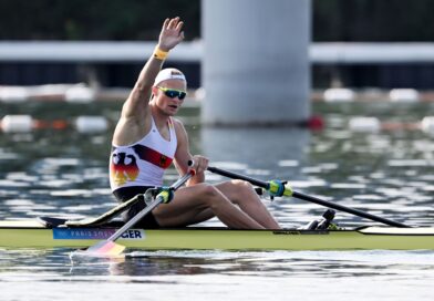 Geschafft: Oliver Zeidler steht m Halbfinale der olympischen Ruderregatta.